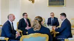 George Simion a fost primit de președintele Poloniei, Andrzej Duda, la Palatul Prezidențial din Varșovia
