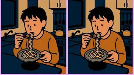 TEST de perspicacitate | Acești doi tineri par identici, dar nu sunt. Identificați toate cele 3 diferențe!