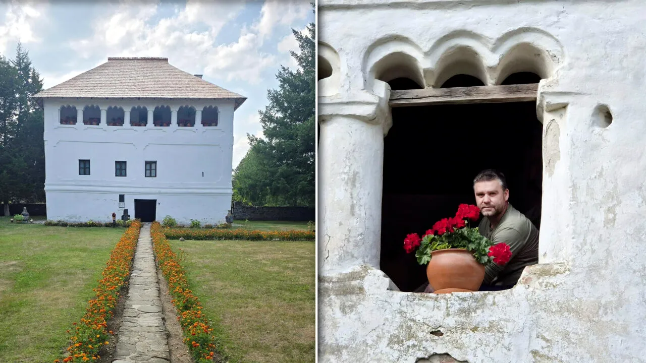 Ciprian Ciucu, ședință foto în vacanță la Cula Duca din Măldărăști