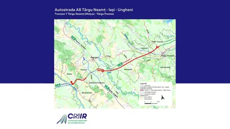 Șase oferte pentru construirea Tronsonului Târgu Neamț (Moțca) -Târgu Frumos, A8