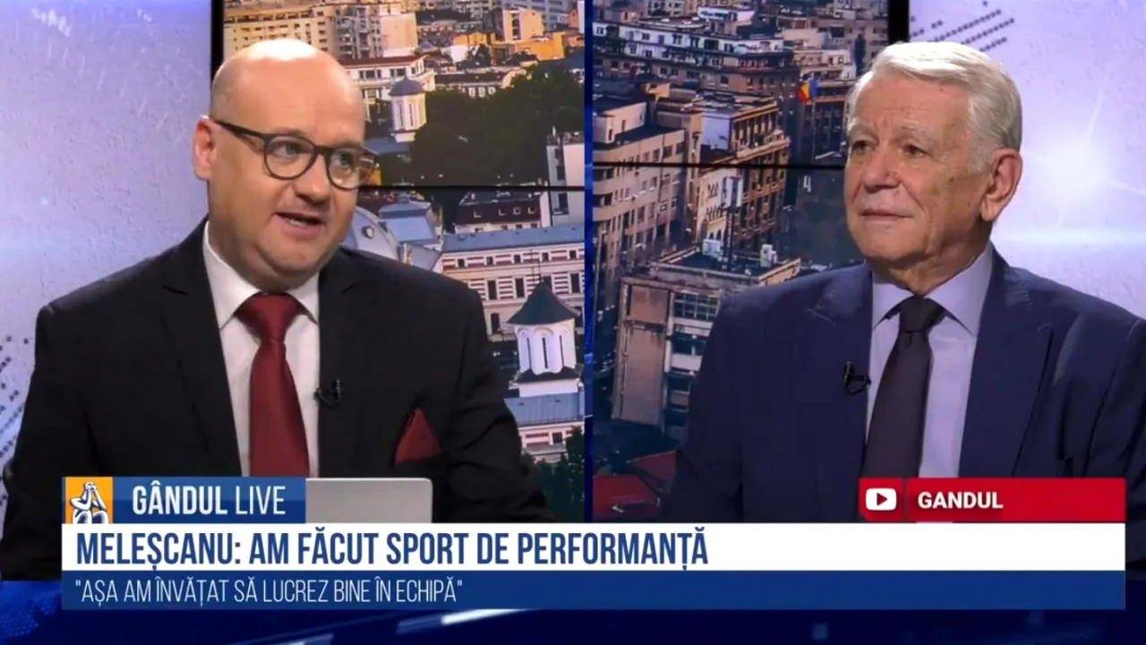 GÂNDUL LIVE. Teodor Meleșcanu, despre colaborarea SIE-SRI: „Am avut în permanență un dialog uman. Am reușit să nu avem niciun atentat terorist”
