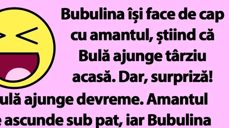 Bancul de luni: Bubulina și amantul