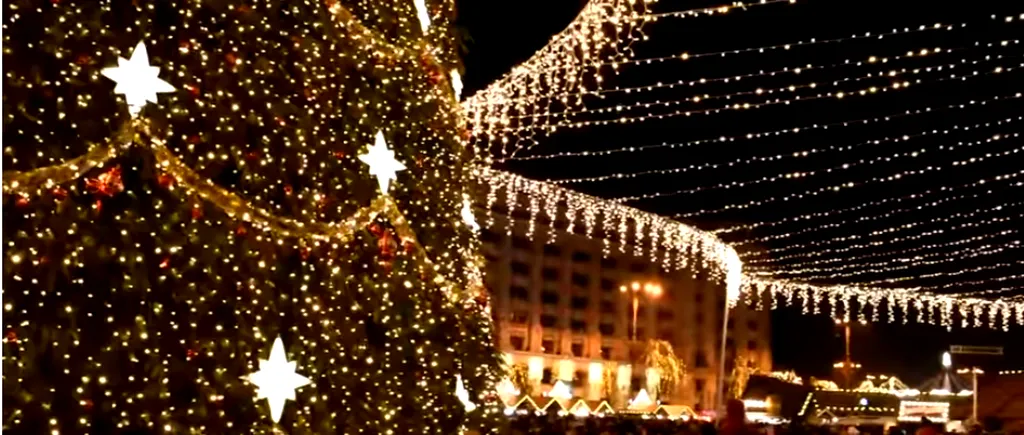 Luminițele festive de Crăciun în Capitală de 12 milioane de lei 