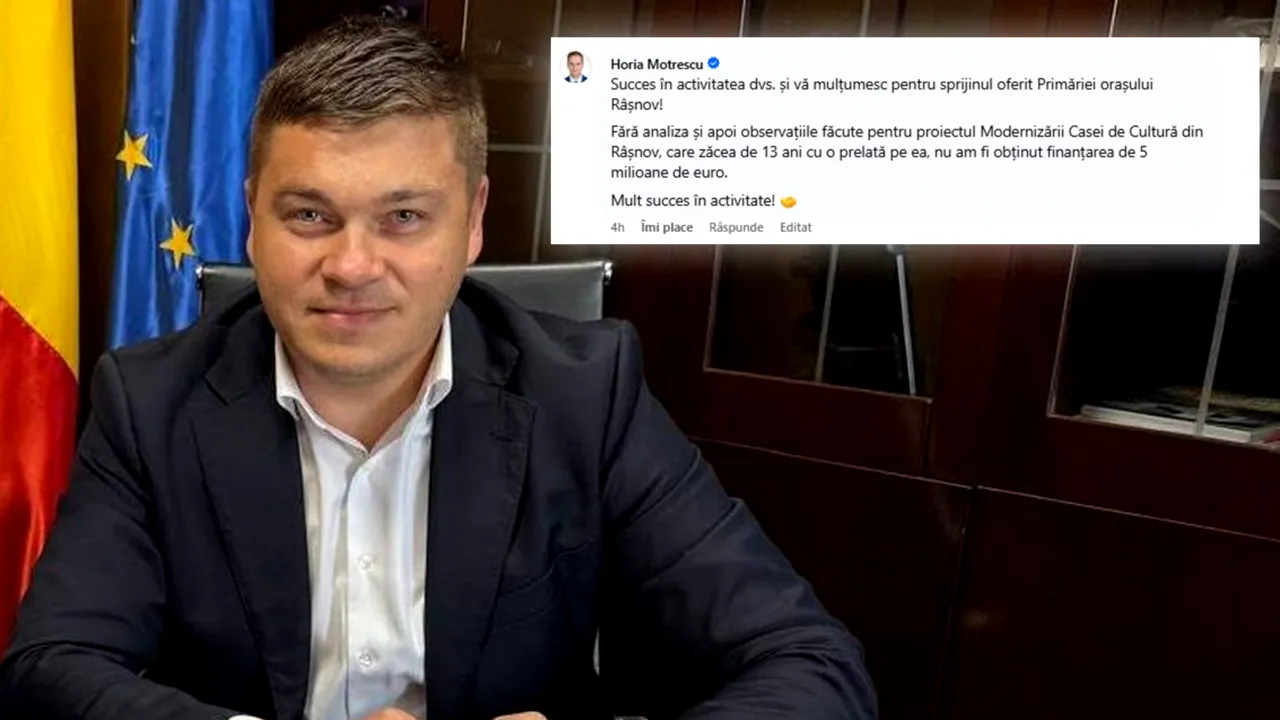 Primarul USR din Râșnov îl felicită pe ministrul desemnat al Dezvoltării de la PSD