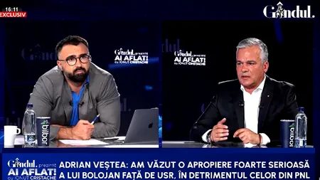 Adrian Veștea îl acuză pe Bolojan că a vândut USR interesele partidului: Am văzut o apropiere de USR în detrimentul celor din PNL