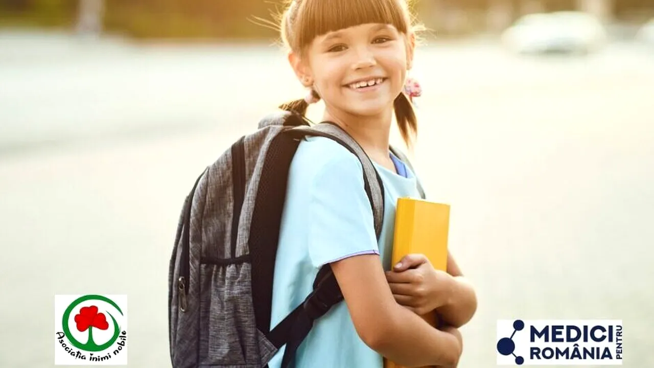 Înainte de începerea școlii, Asociațiile Medici pentru România și Inimi Nobile au demarat acțiunea „Și eu vreau la școală” - și-au unit forțele pentru 100 de copii din familii defavorizate și îți cer ajutorul