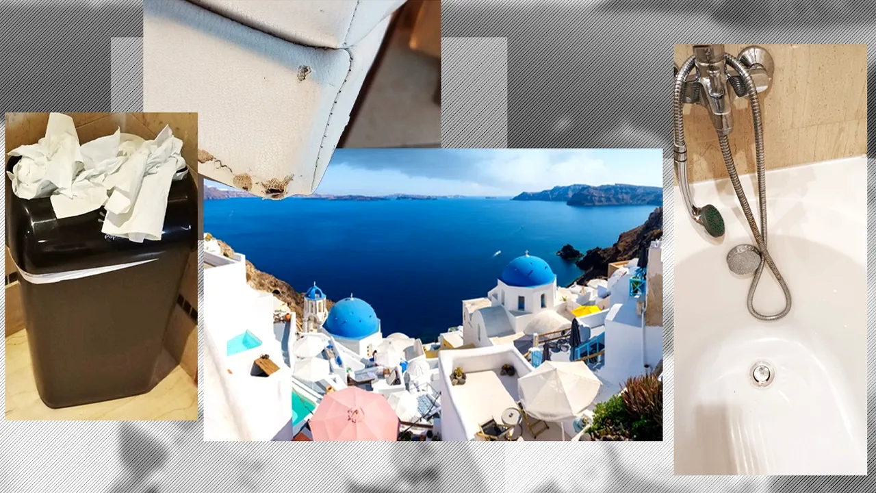 ȚEAPA pe care și-a luat-o o româncă în Grecia: „Nu vă luați după nota de pe Booking. Am plătit pentru 5 stele, dar ne e frică...”