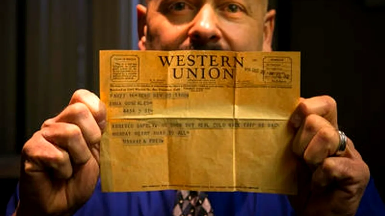 FOTO. Telegrama care a 