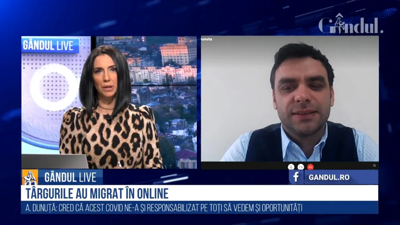 GÂNDUL LIVE. Andrei Dunuță, antreprenor și trainer: „Cea mai mare greșeală a companiilor este să aștepte să revină offline-ul”
