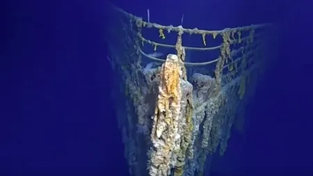 Primele imagini cu Titanicul, în ultimii 15 ani. Cum arată epava, la 107 ani de la scufundare - VIDEO