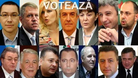 SONDAJ: Pe cine votați președinte?