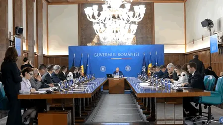 Imagini de la prima ședință fără PSD a Guvernului Bolojan
