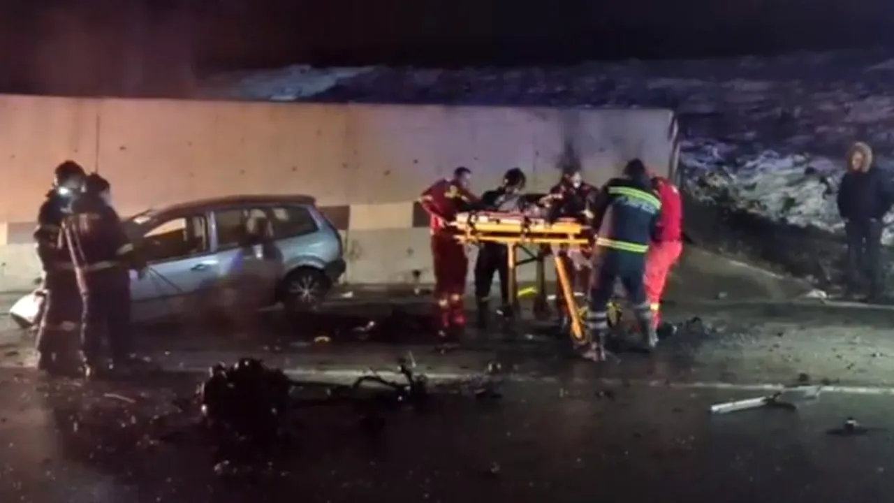 Accident cumplit în județul Iași: Un tânăr de doar 23 de ani a murit pe loc, după impactul cu un zid! - VIDEO