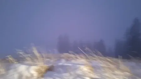 Avertizare Cod portocaliu de ninsoare în România. Zona unde zăpada viscolită poate depăși chiar și 50 cm