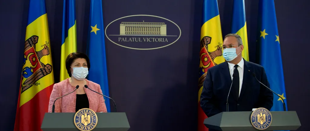 GALERIE FOTO-VIDEO. Ciucă, după întâlnirea cu premierul Moldovei: Ne dorim reducerea tarifelor de roaming și interconectarea energetică