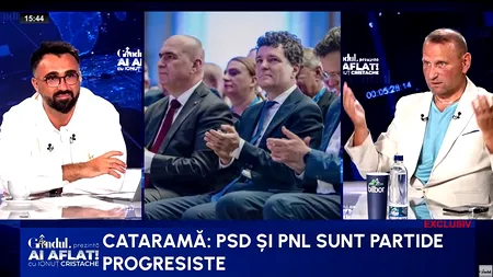 Viorel Cataramă: PNL și PSD sunt partide PROGRESISTE, deși ar trebui să reprezinte alte curente