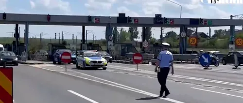 VIDEO. Mii de șoferi petrec ziua de 1 Mai blocați în trafic, pe Autostrada Soarelui. Poliția monitorizează circulația din elicopter