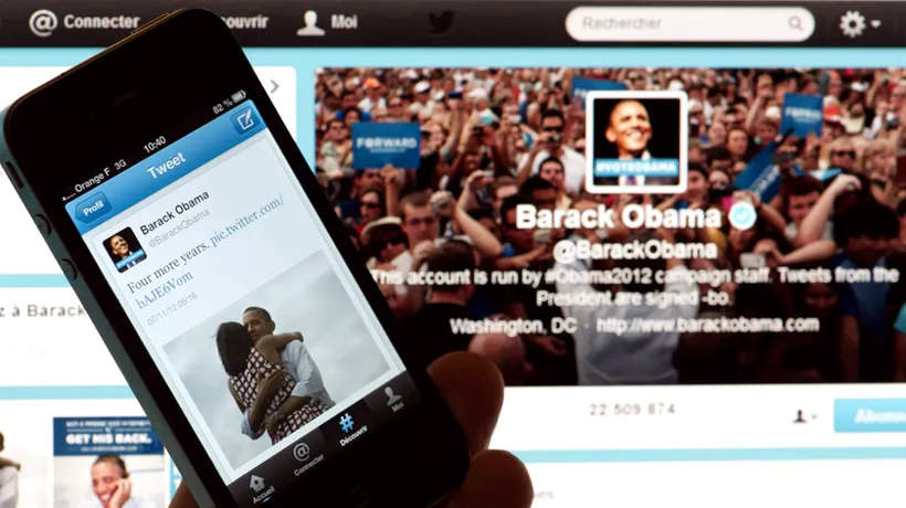 MESAJUL cu care Obama a bătut recordul de popularitate pe Twitter