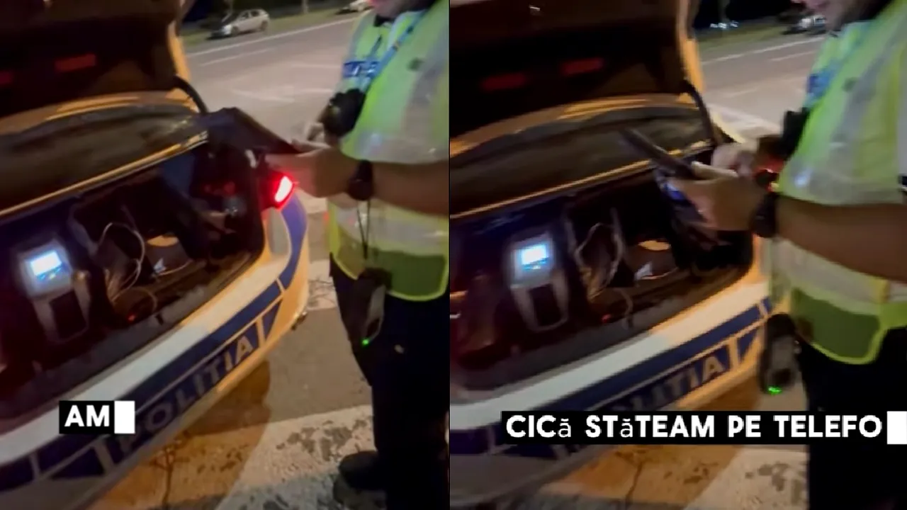 Un polițist din Galați a fost filmat în timp ce înjura un tânăr și îl amenința că are „un test pozitiv la droguri” pentru el
