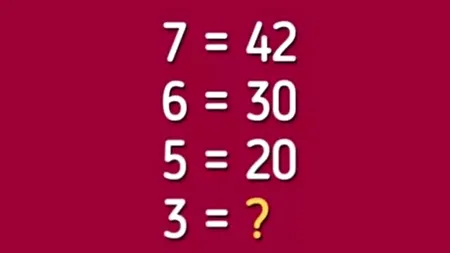 TEST IQ pentru genii | Găsește numărul care lipsește în numai 11 secunde