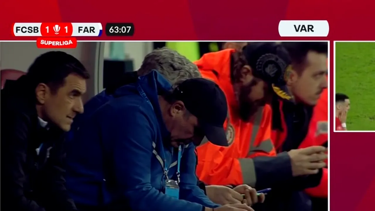 Analiza VAR a dus la anularea unui gol valabil în partida FCSB - Farul! FRF mută vina la operatorul softului, deținătorii de drepturi TV reacționează
