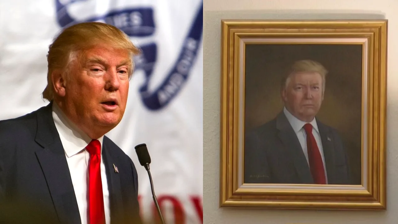 Donald TRUMP, ofensat de portretul său din clădirea Capitoliului: 