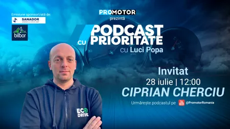 Ciprian Cherciu (EcoDrive) la „Podcast cu Prioritate” #79 by ProMotor. Despre Rabla 2025 și primul incident de hacking al sistemului FSD al unei Tesla