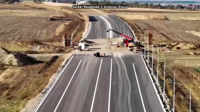 Când ar putea să fie deschisă parțial circulația pe Lotul 3 al Autostrăzii Moldovei. Anunțul șefului CNAIR