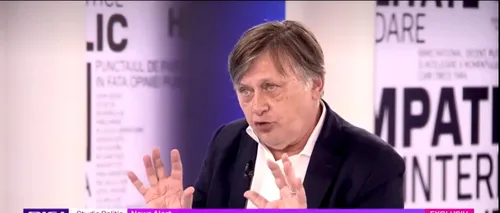 Crin ANTONESCU: Numai niște semidocți puteau să gândească o campanie pe performanțele literare ale lui Ciucă / „PNL e pândit de RIDICOL”