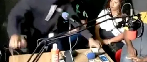 Se fură ca-n codru! JAF ARMAT transmis LIVE la un post de radio din Brazilia - VIDEO