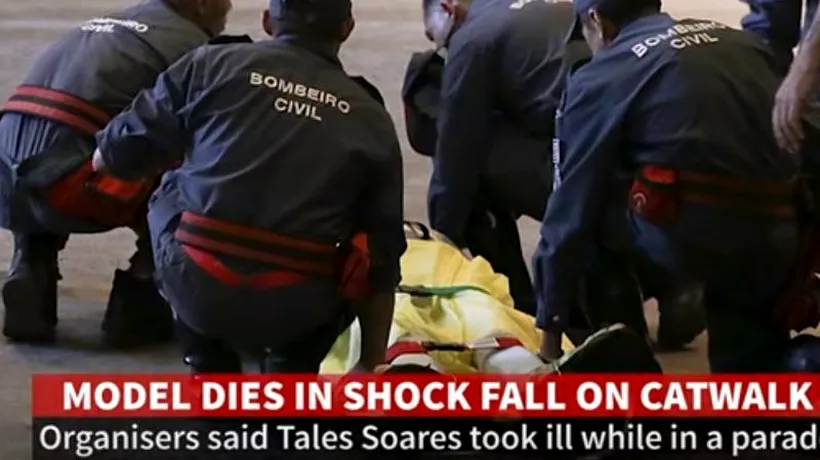 Manechinul Tales Soares a murit după ce a căzut pe podium, la Săptămâna modei de la Sao Paulo - VIDEO