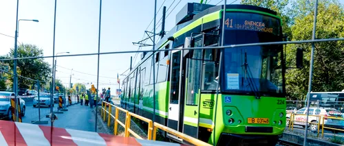 FOTO | Au început lucrările pentru adaptarea peroanelor la noile tramvaie aduse în Capitală. Modernizarea durează 6 luni