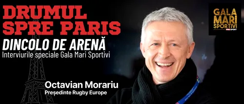 Octavian Morariu, mesaj la Gala Mari Sportivi <i class='ep-highlight'>Pro</i>Sport 2023: „Știți când au cea mai mare nevoie de noi sportivii? Când sunt jos, la câștig e ușor”
