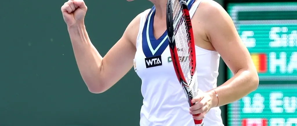 SIMONA HALEP în semifinalele INDIAN WELLS. SIMONA HALEP - CASEY DELLACQUA 6-2, 6-2. ''Privesc tenisul ca o plăcere și joc cu mare bucurie''