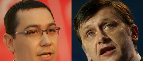 Antonescu: „PSD fură, fură! Ponta: „Avem un Băsescu, nu ne trebuie doi
