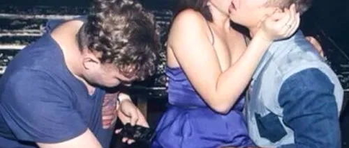 FOTO: În ce ipostază jenantă a ajuns o tânără beată în club