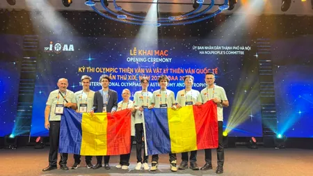 Elevii români, pe podium la Hanoi. România a obținut 5 medalii de aur și argint la Olimpiada Internațională de Astronomie și Astrofizică