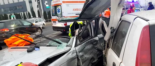 Accidentul cu trei răniți, din Cluj, produs de un tânăr care nu avea permis de conducere