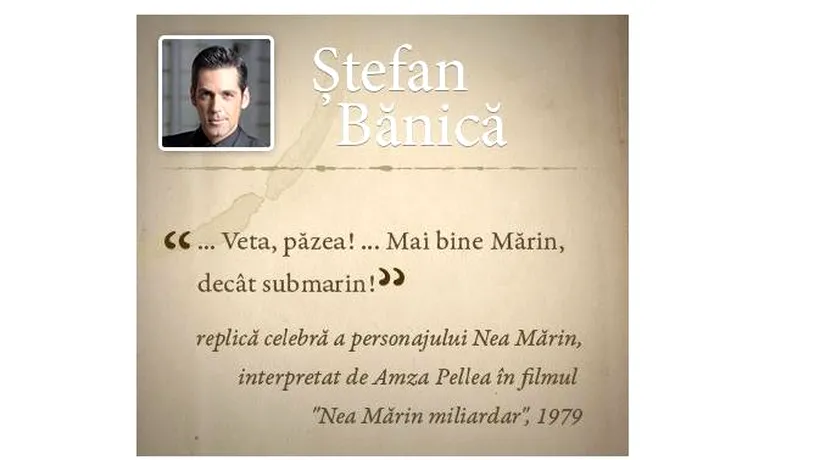 Mesajul postat de Ștefan Bănică Jr. pe Facebook: Mai bine Marin, decât submarin