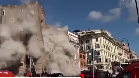 Zi de doliu la Roma în memoria românului care și-a pierdut viața, după prăbușirea parțială a Torre dei Conti