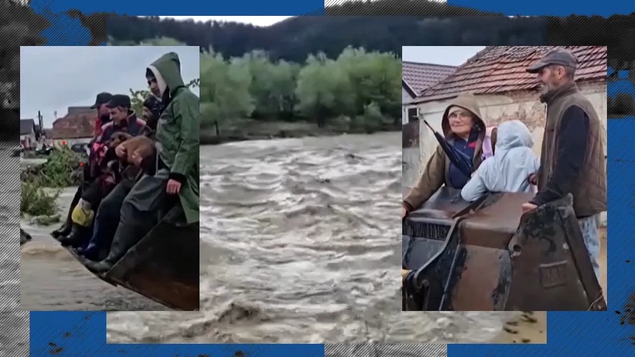 Cod portocaliu de inundații pe râuri din șase județe. Care sunt zonele vizate și cât timp este valabilă avertizarea