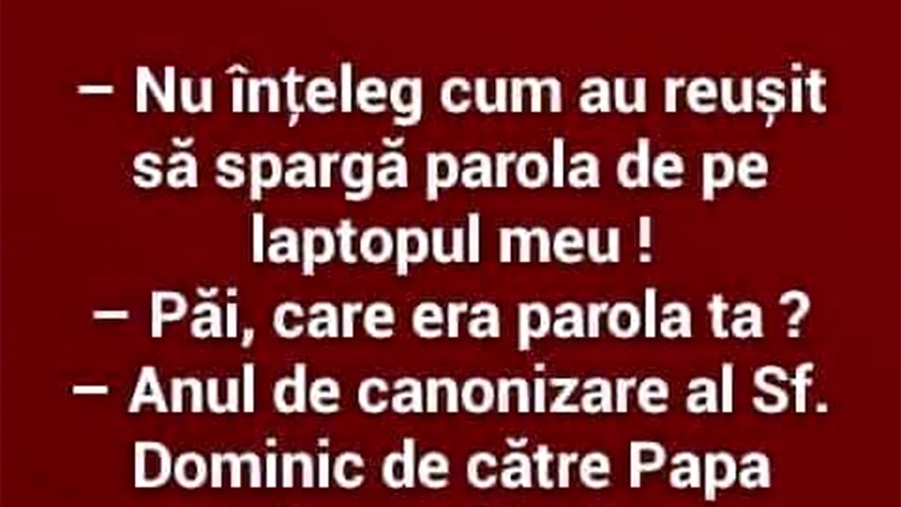 Bancul de miercuri | 