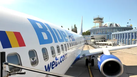 Incident bizar pe Aeroportul Otopeni. Un angajat de la bagaje, uitat de colegi în cala unei aeronave Blue Air