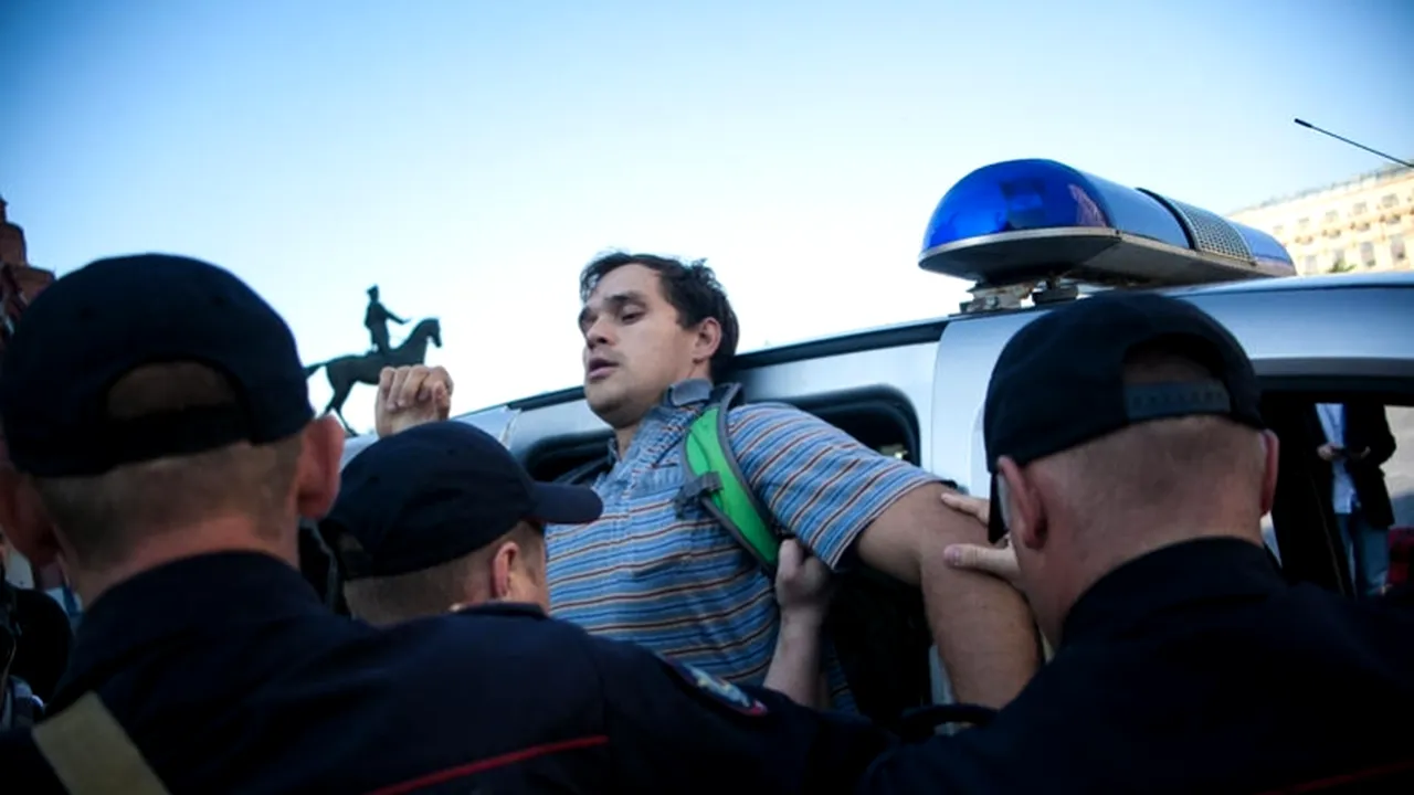 Singurul protestatar rus împotriva invadării Ucrainei, ARESTAT la Moscova
