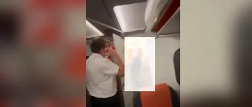 VIDEO. Imagini incredibile la bordul unui avion care zbura spre Ibiza. Un cuplu a fost surprins în timp ce făcea sex în toaletă / Reacția pasagerilor