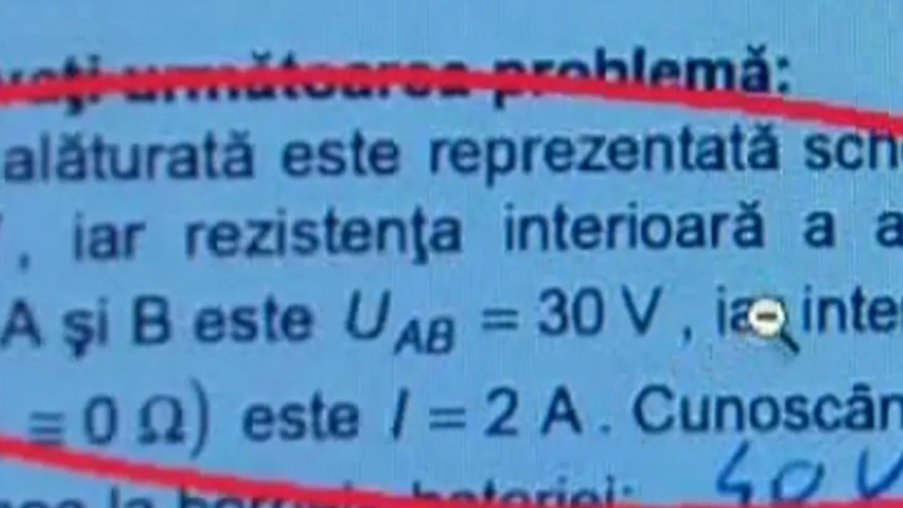 Sute de elevi care au dat Bacul, PETIȚIE după un subiect la fizică