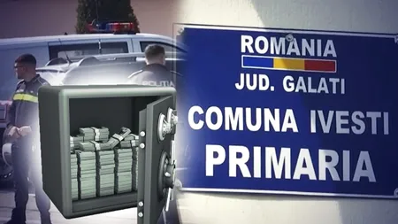 Lovitură la Primăria Ivești: hoții au fugit cu 90.000 de lei după o spargere ca în filme