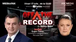 OFF The Record. Invitat: Eugen Tomac, consilierul Președintelui Nicușor Dan