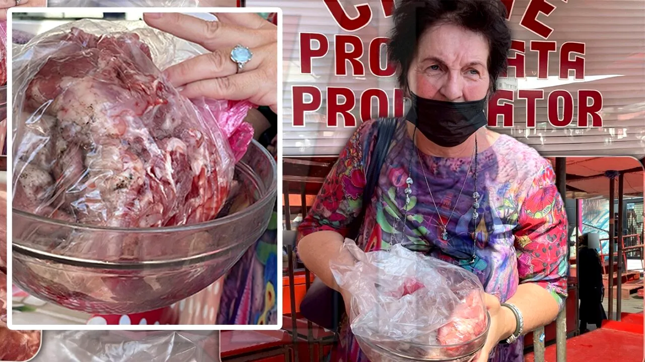 Cum a fost păcălită Mariana din Iași, după ce a cumpărat o bucată de CEAFĂ de porc din piață. Abia acasă a realizat ce a primit, de fapt