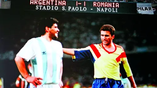RETROSPECTIVĂ. Maradona, elogiu pentru Hagi, Popescu și Lăcătuș la 30 de ani de la meciul Argentina - România din Epoca de aur: „Aveau mari jucători. Am sfârşit morţi şi foarte amărâţi” - FOTO/VIDEO